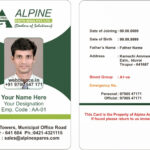 001 Employee Id Card Templates Template Ideas Alpine with regard to Employee Card Template Word