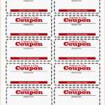 001 Free Printable Coupon Templates Template Ideas In Blank Coupon Template Printable