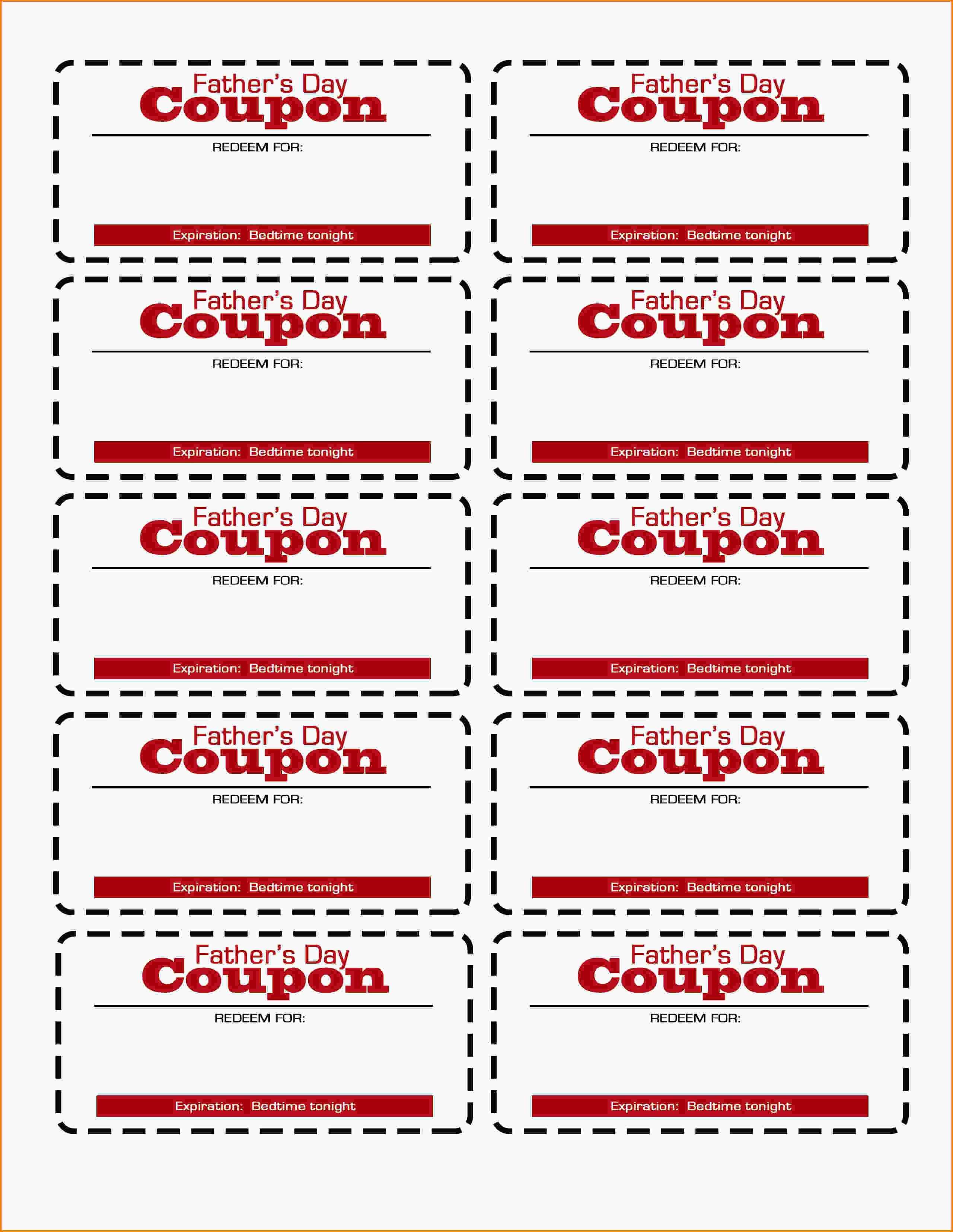 001 Free Printable Coupon Templates Template Ideas In Blank Coupon Template Printable