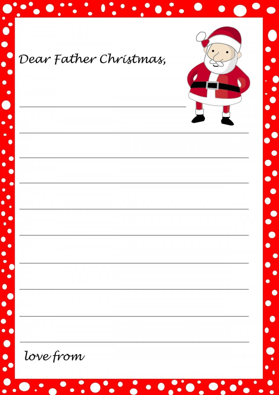 001 Letters From Santa Template Sensational Ideas Free Pdf With Santa Letter Template Word