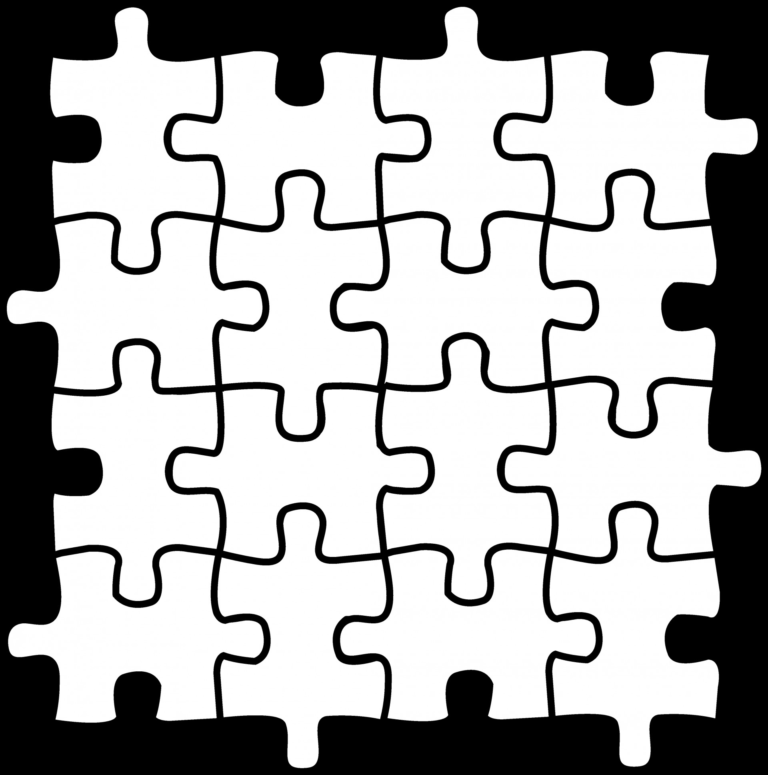 001 Printable Word Jigsaw Puzzle Template Breathtaking within Jigsaw ...