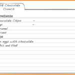 001 Template Ideas Editable Recipe Card Free Templates For For 4X6 Photo Card Template Free