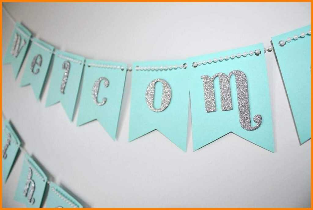 Diy Baby Shower Banner Template