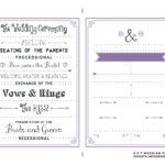 002 Free Program Templates For Word Template Ideas Wedding Within Free Printable Wedding Program Templates Word