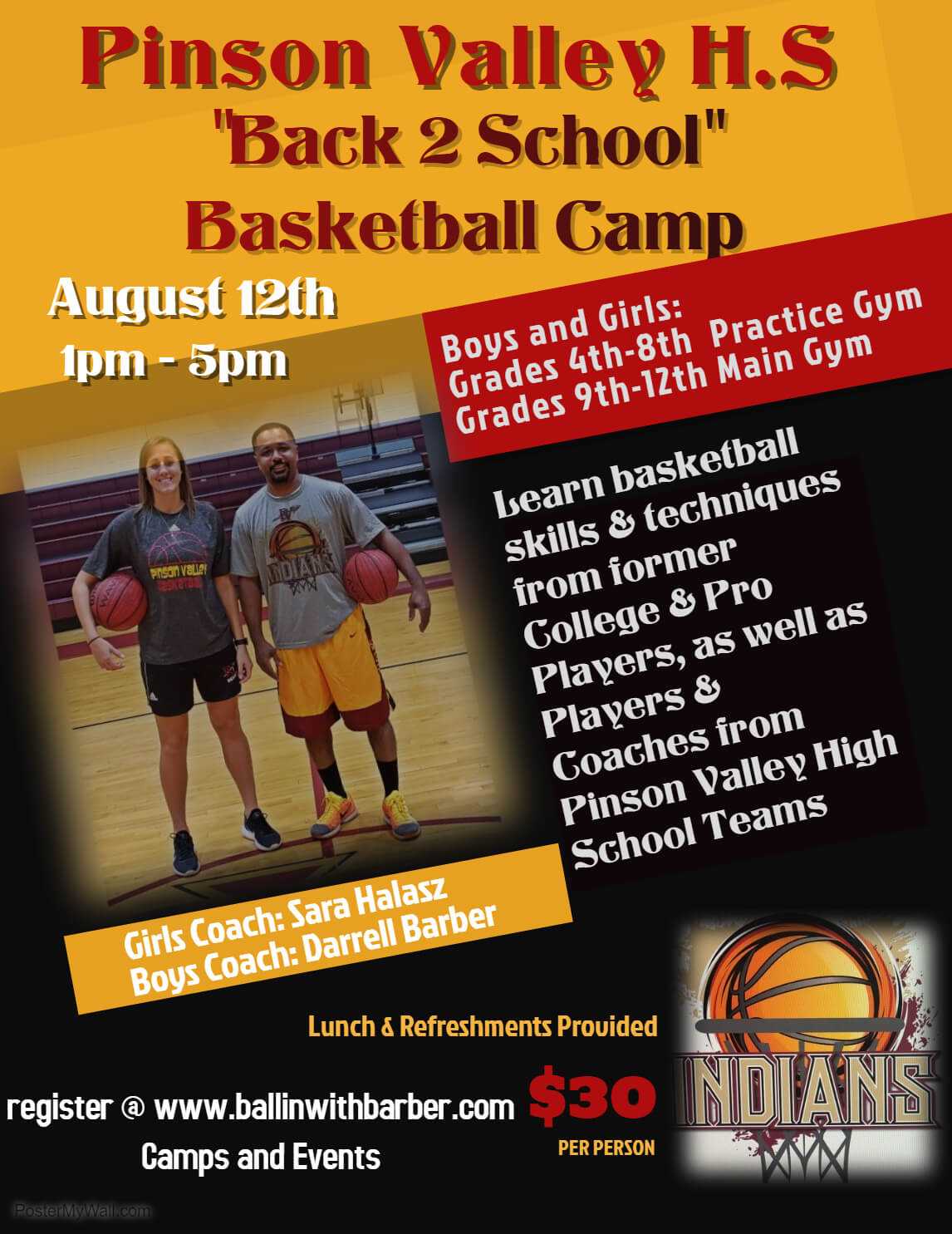 002 Template Ideas Basketball Camp Flyer Copy Of Made With For Basketball Camp Brochure Template