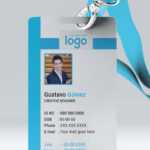 003 Id Card Template Free Ideas Intended For Portrait Id Card Template