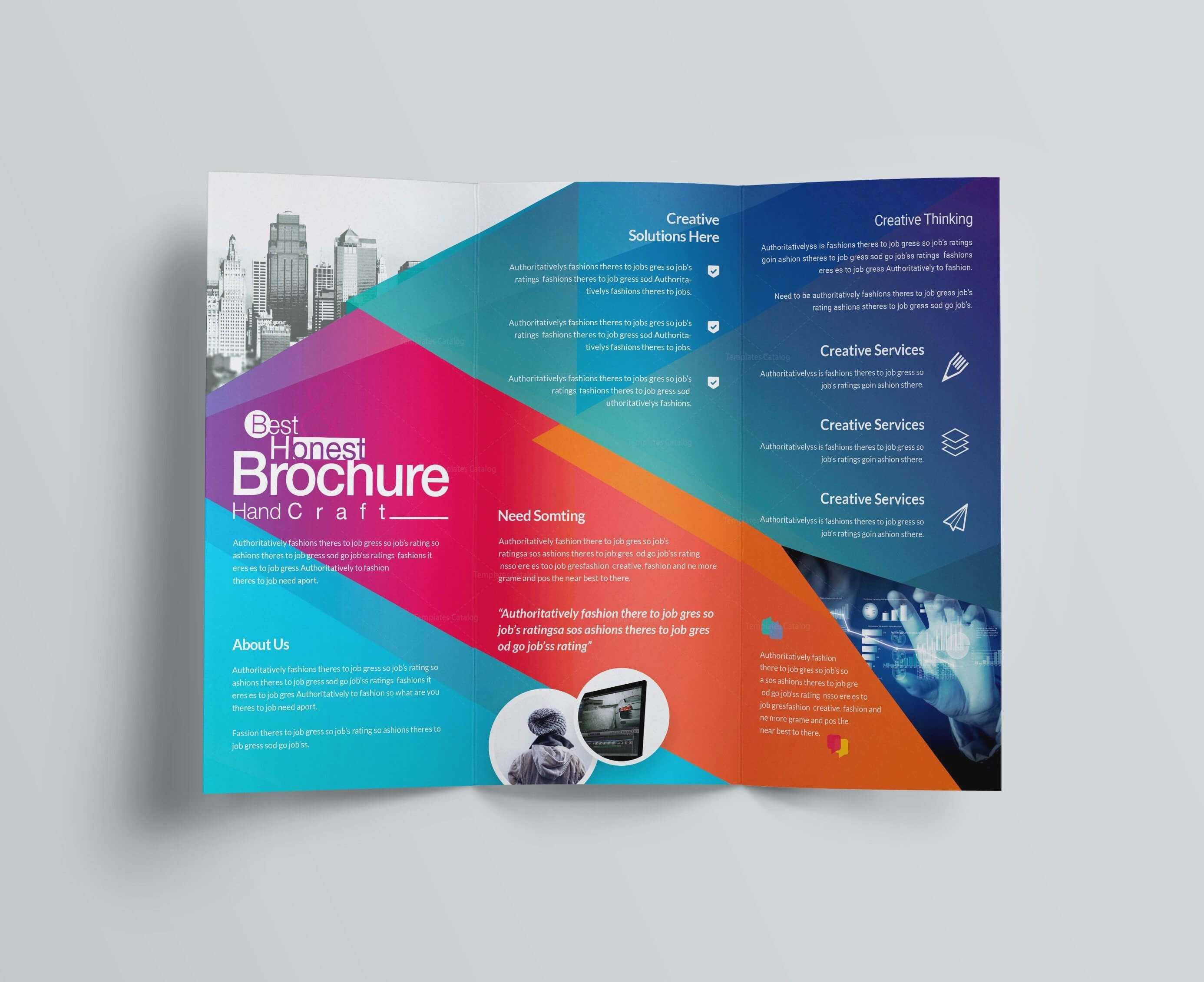 003 One Page Brochure Template Ideas Design Templates Word In Single Page Brochure Templates Psd