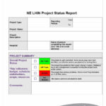 003 Project Report Template Word 20Project Status Templates Inside Project Status Report Template Word 2010