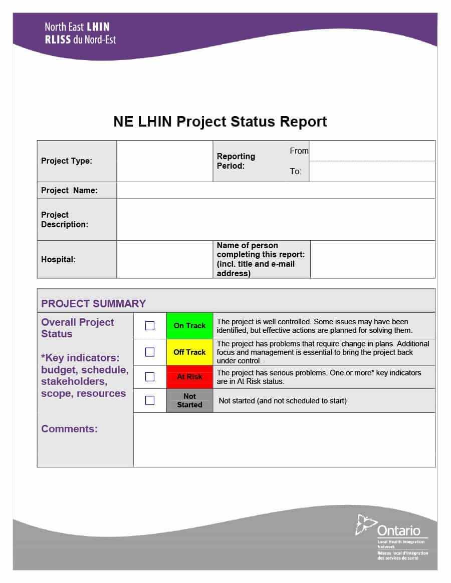 003 Project Report Template Word 20Project Status Templates Inside Project Status Report Template Word 2010