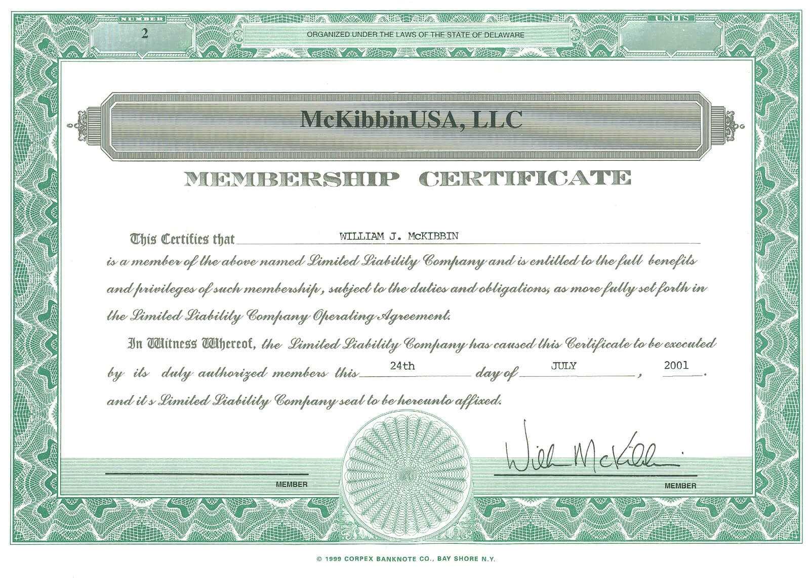 003 Template Ideas Collection Of Solutions For Llc For Llc Membership Certificate Template