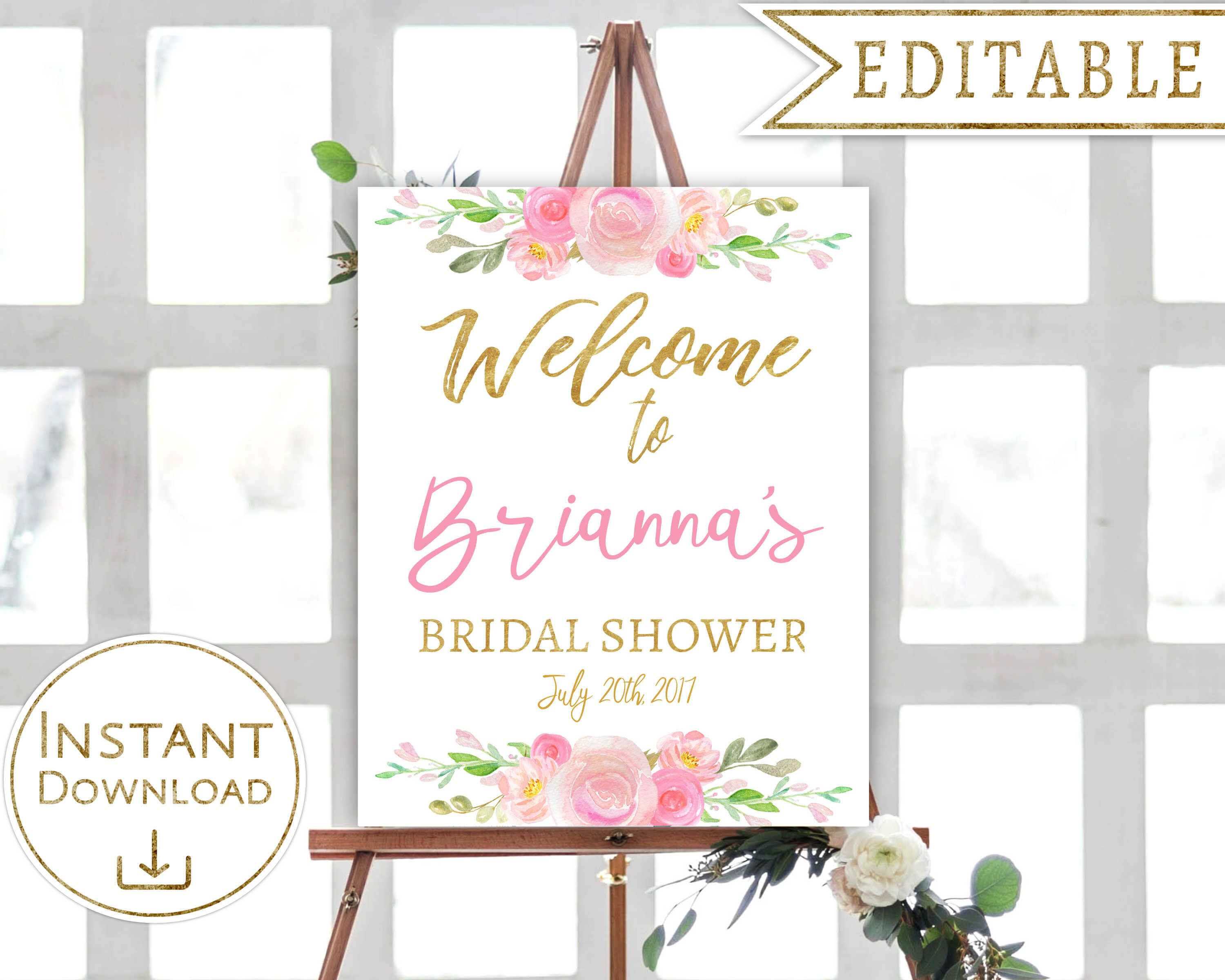 004 Bridal Shower Welcome Sign Template Astounding Ideas Regarding Free Bridal Shower Banner Template