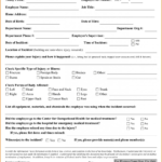 004 Employee Incident Report Template Remarkable Ideas Form With Medical Report Template Doc