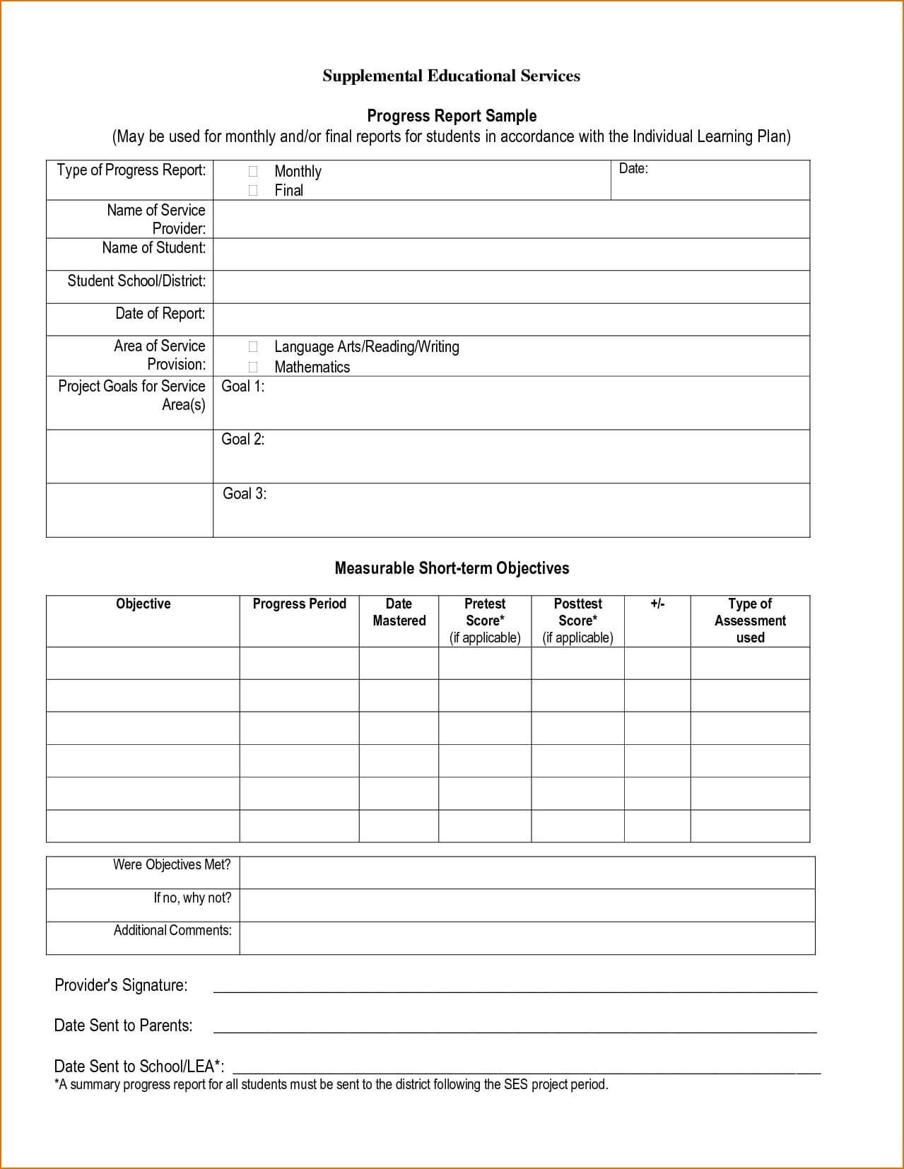 004 Homeschool Report Cardplate New Middle School Cool Pertaining To School Progress Report Template