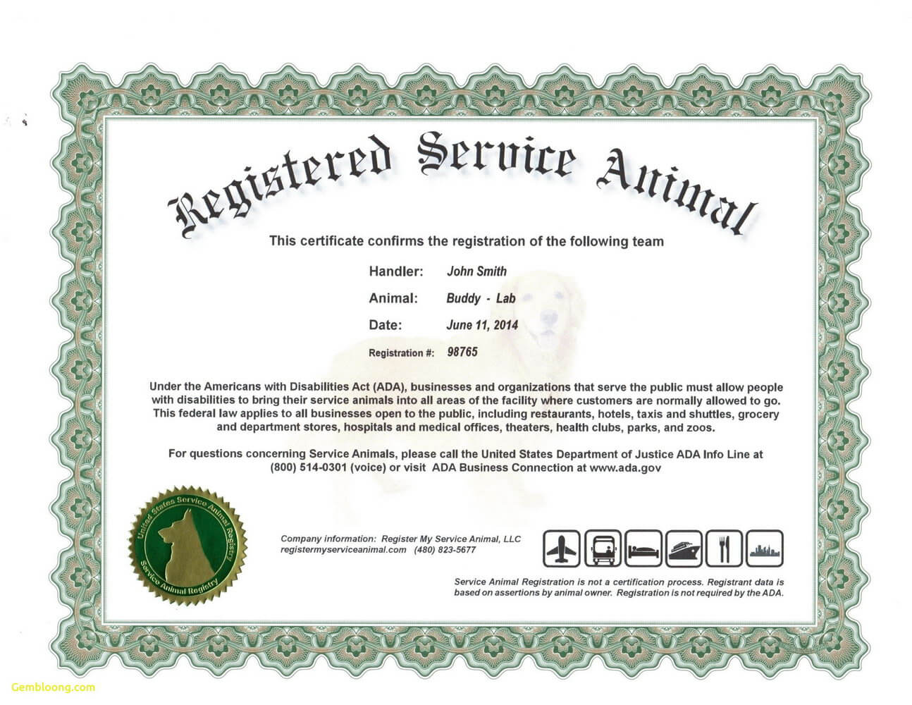 004 Service Dog Certificate Template Frightening Ideas Pdf For Service Dog Certificate Template