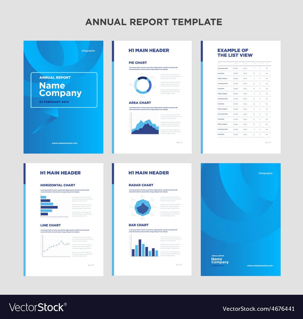 004 Template Ideas Modern Annual Report With Cover Design Regarding Illustrator Report Templates