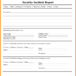 004 Template Ideas Security Incident Reports Uncategorized Pertaining To It Incident Report Template