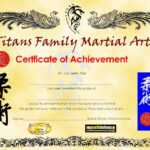 005 Template Ideas Martial Arts Certificate Border 71581 Regarding Art Certificate Template Free