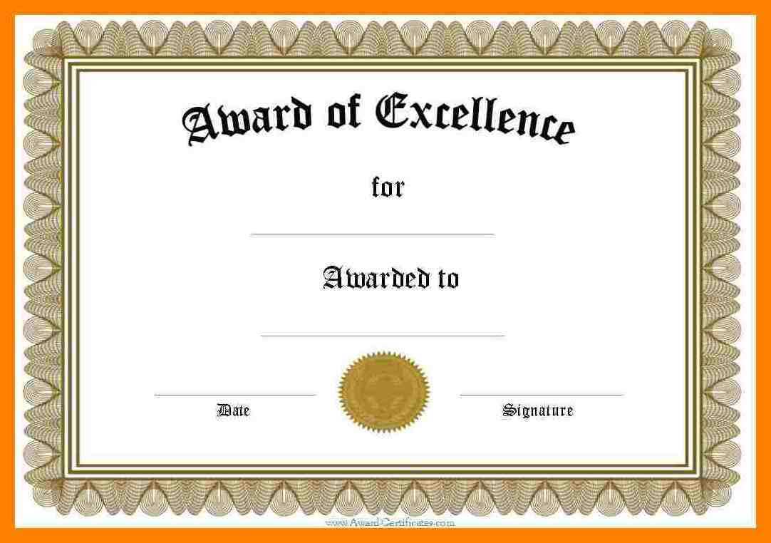 006 Certificate Of Recognition Template Word Ideas Award Regarding Word Certificate Of Achievement Template