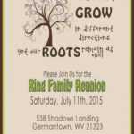 006 Family Reunion Invitation Templates Free Template Ideas With Reunion Invitation Card Templates