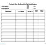 006 Football Depth Chart Template Excel Team Lineup New With Football Scouting Report Template
