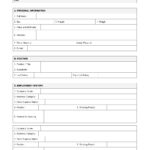 006 Free Employment Application Template Word Employee Job For Job Application Template Word Document