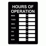 006 Hours Of Operation Sign Template 76823 Incredible Ideas With Regard To Hours Of Operation Template Microsoft Word