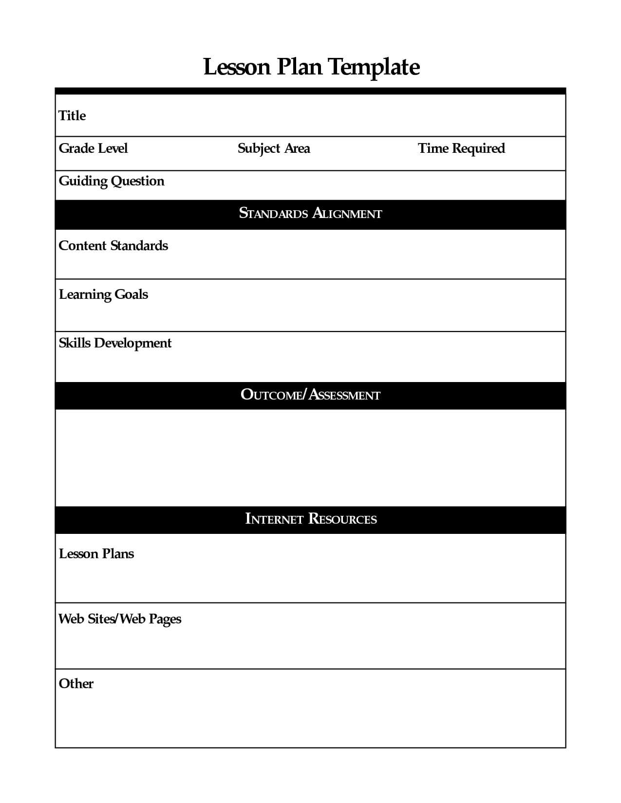 006 Madeline Hunter Lesson Plan Template Blank New Of Throughout Madeline Hunter Lesson Plan Template Word