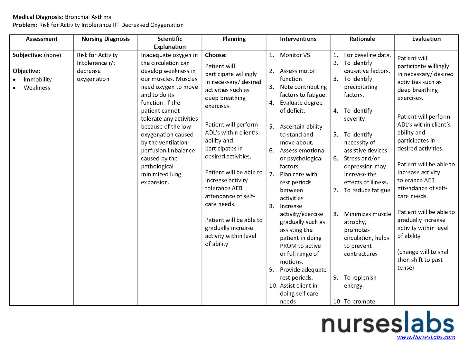 006 Nursing Care Plan Template Magnificent Templates In Nursing Care Plan Templates Blank