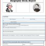 006 One Page Book Report Template New Awesome Author Within Biography Book Report Template