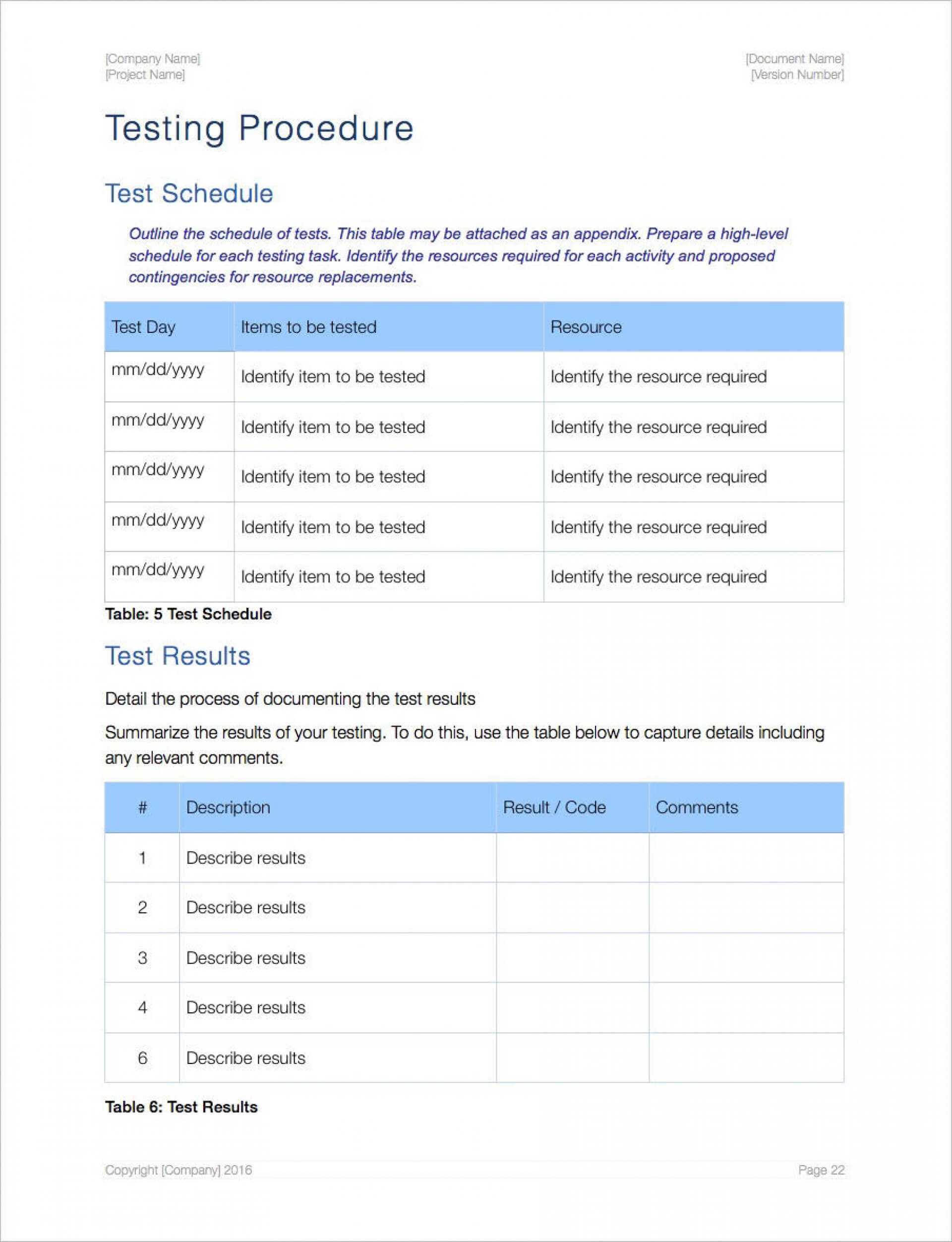 007 Acceptance Test Plan 5 Software Template Word Inside Software Test Plan Template Word