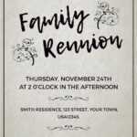 007 Family Reunion Invitations Templates Invitation Word Inside Reunion Invitation Card Templates