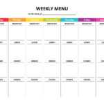 007 Meal Plan Template Word Weekly Menu Planner Fresh Of Pertaining To Weekly Meal Planner Template Word