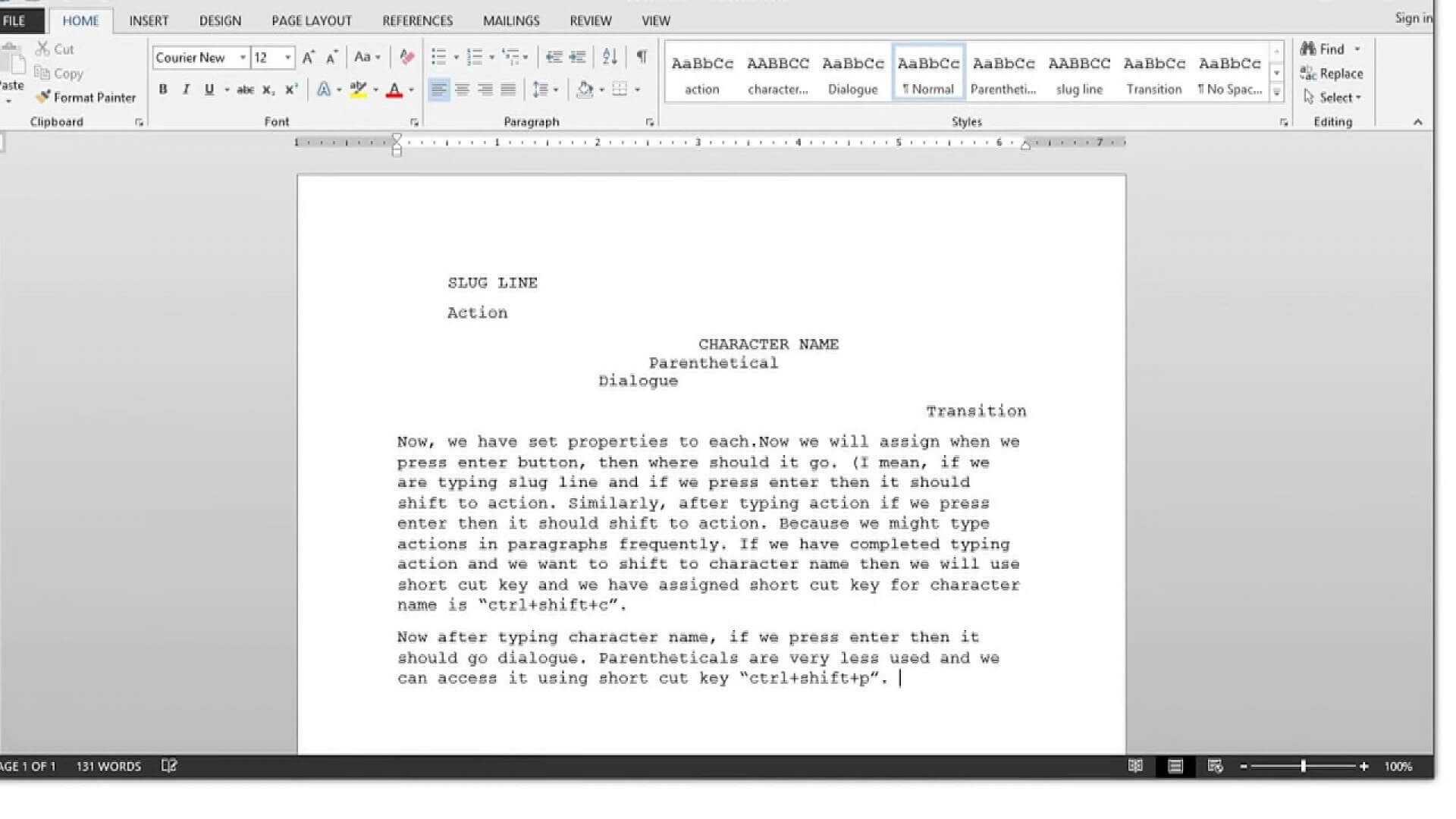 007 Microsoft Word Screenplay Template Maxresdefault Best Within Microsoft Word Screenplay Template