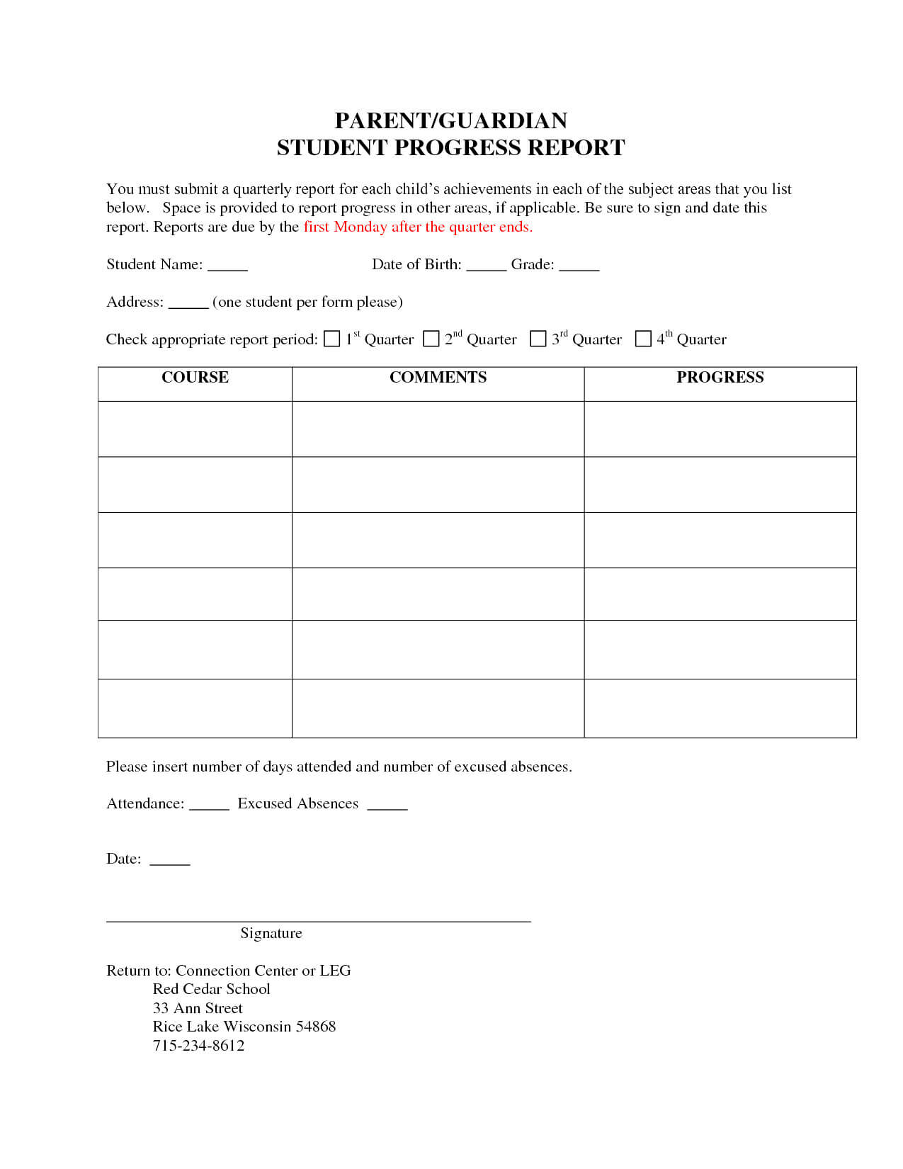 007 Student Progress Report Template Ideas Format Beautiful In Student Grade Report Template