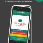 007 Template Ideas Iphone Pattern Business Archaicawful Card With Iphone Business Card Template