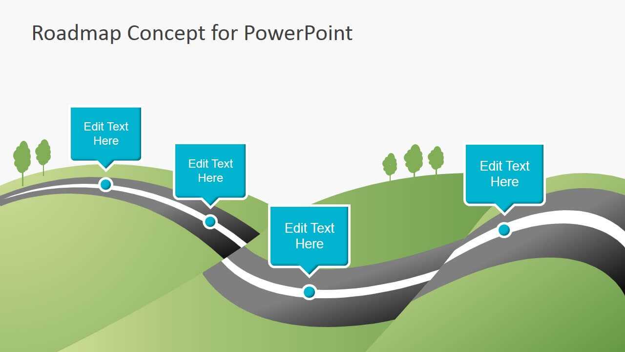 007 Template Ideas Roadmap Concept For Powerpoint Road Regarding Blank Road Map Template