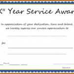 007 Template Ideas Years Of Service Certificate Employee With Certificate For Years Of Service Template