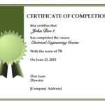 008 Certificate Completion Template Ideas ~ Ulyssesroom With Throughout Certificate Of Completion Word Template