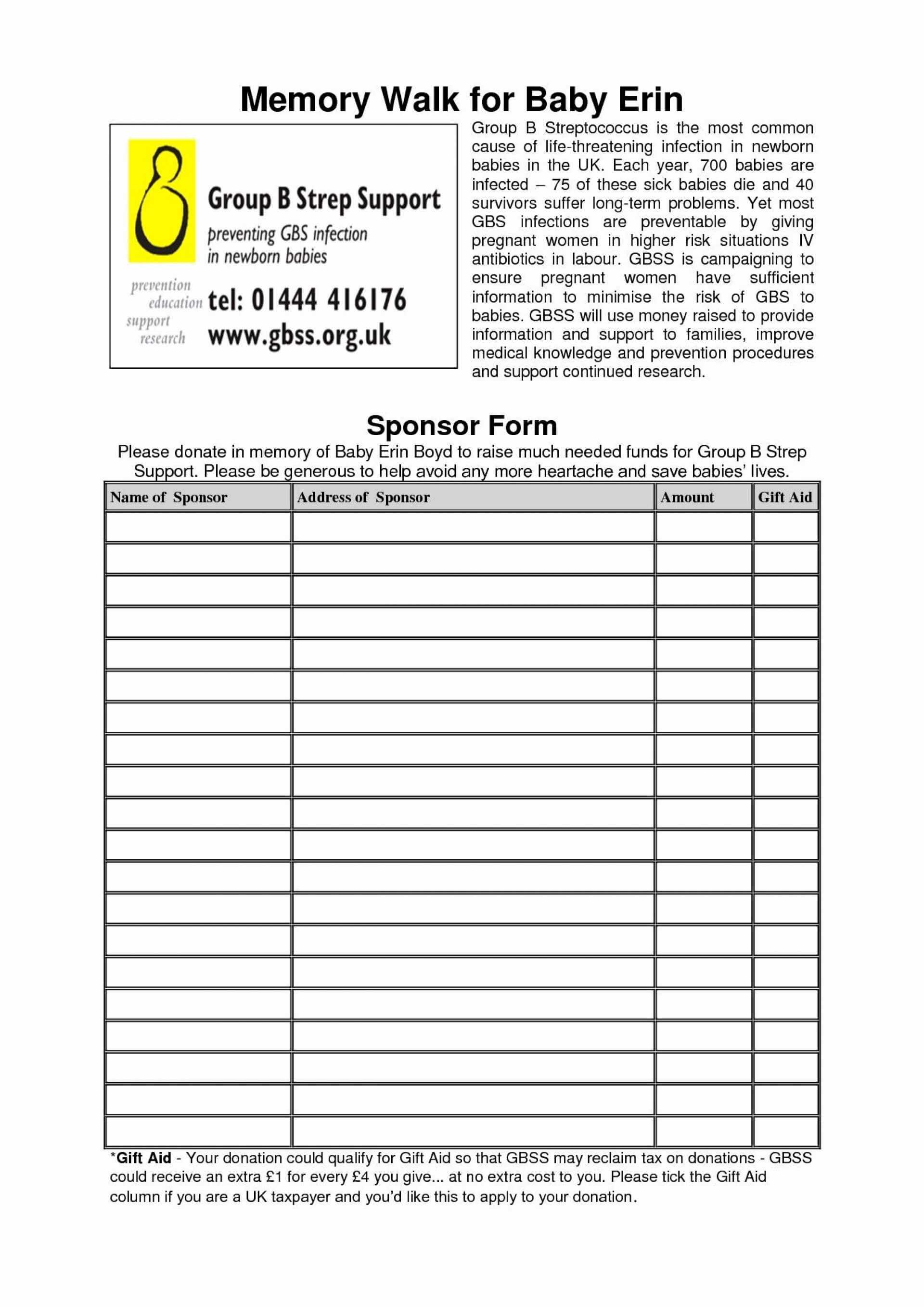 008 Event Sponsorship Form Template Sponsor Forms Luxury For Blank Sponsorship Form Template