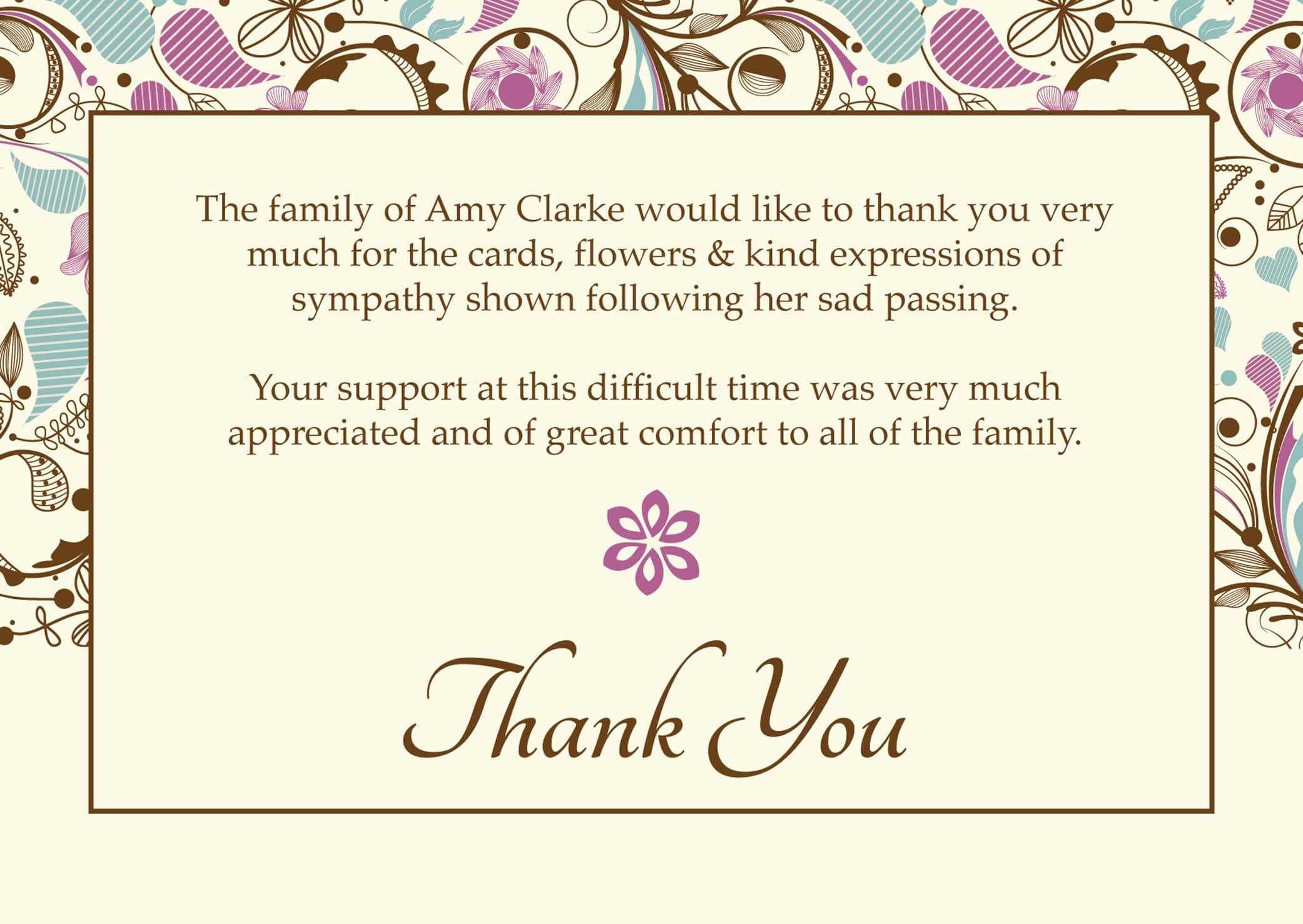 008 Template Ideas Free Thank You Shocking Card Funeral In Thank You Card Template Word