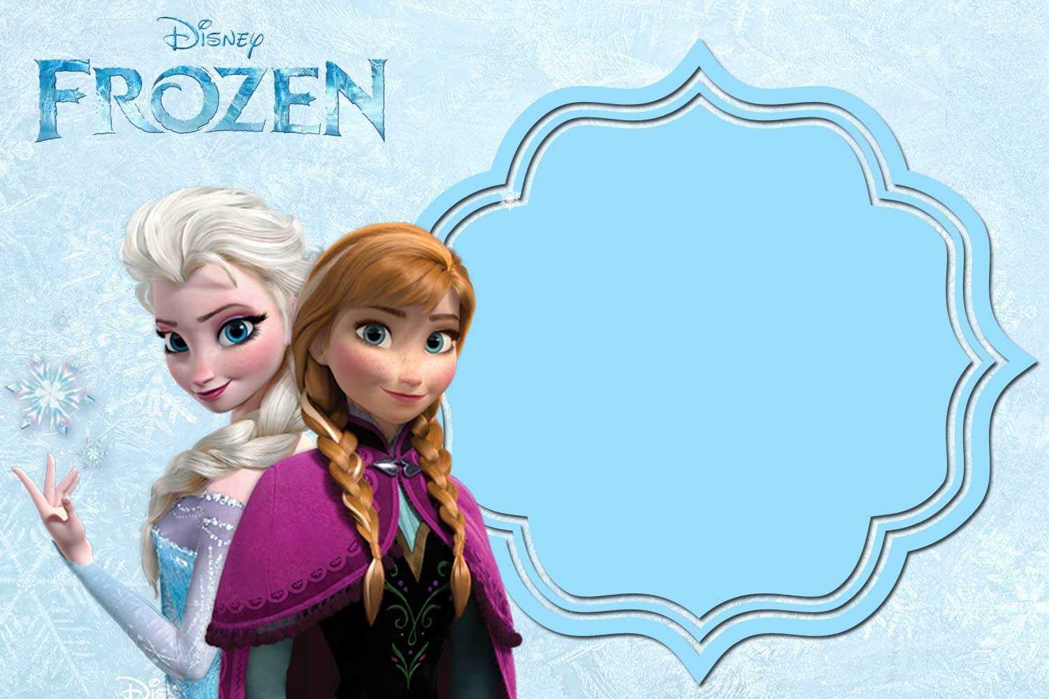 008 Template Ideas Frozen Birthday Invites Excellent Free Inside Frozen Birthday Card Template