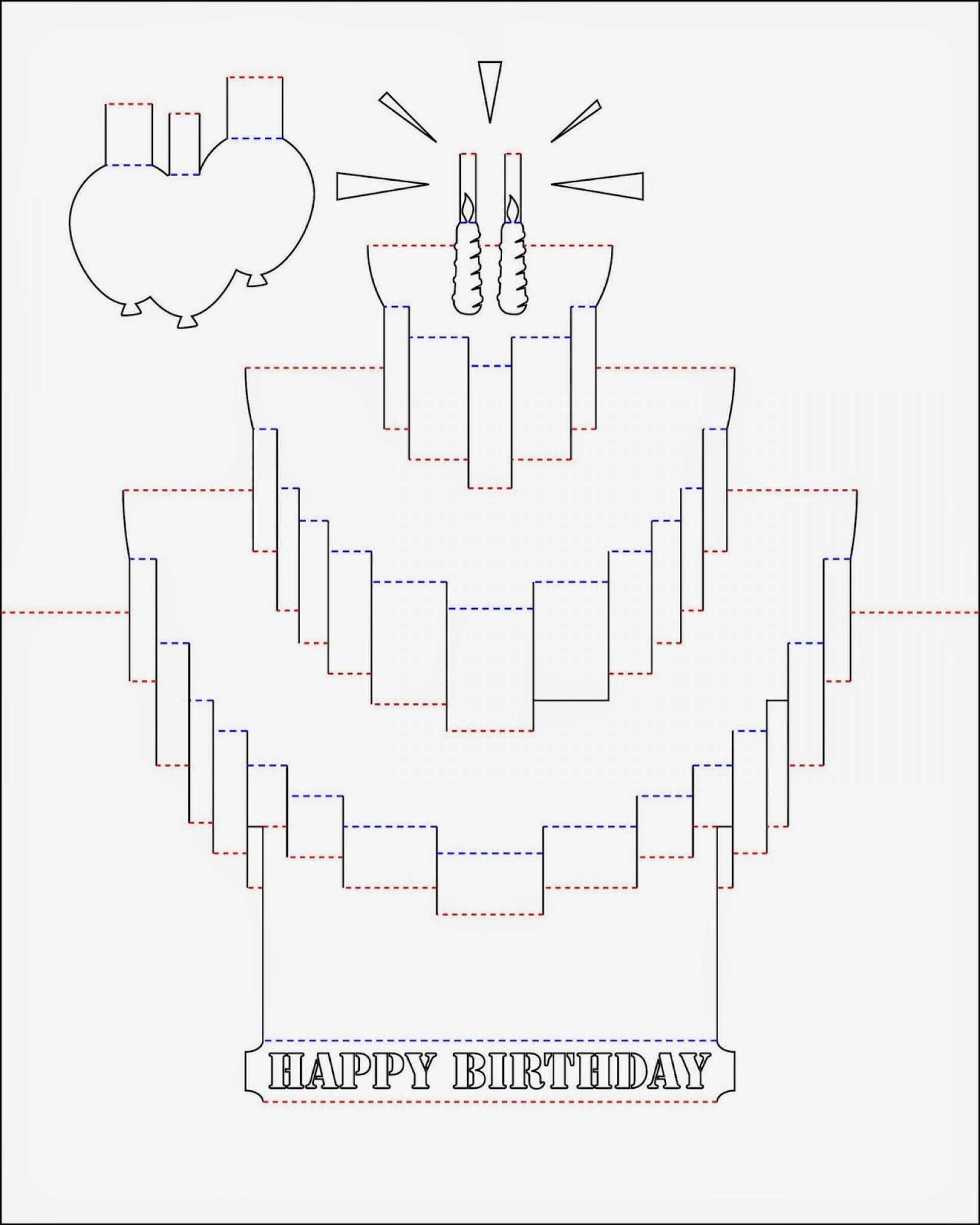 008 Template Ideas Pop Up Card Templates Free Excellent In Happy Birthday Pop Up Card Free Template