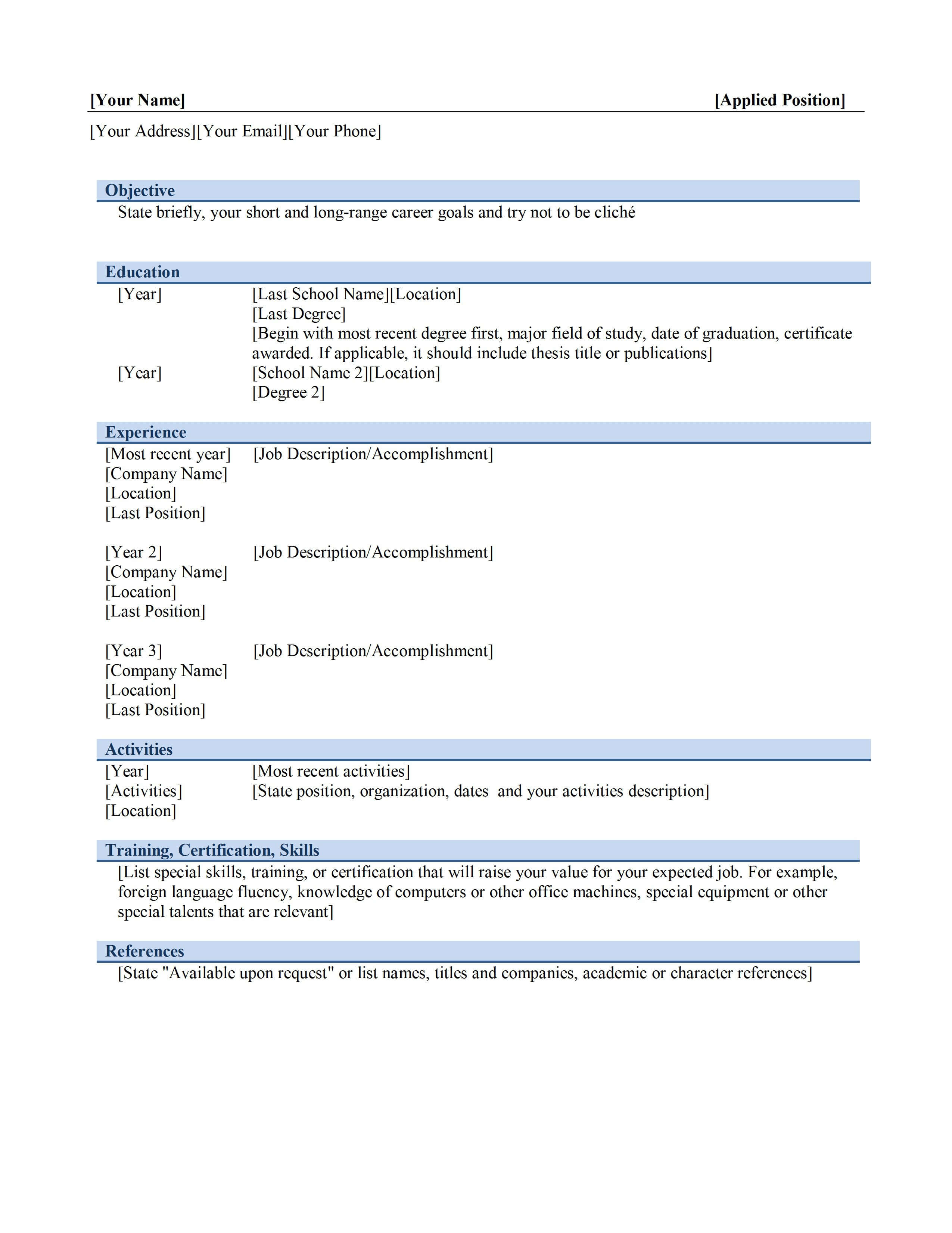 009 Ms Word Resume Template Free Expinmedialab Co Microsoft With Microsoft Word Resume Template Free