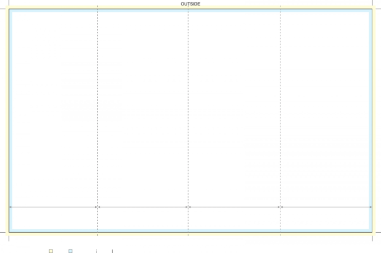 009 Quad Fold Brochure Template Ideas Free Panel Mockup Psd Throughout
