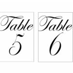 009 Table Number Template Word Inside Table Number Cards Template