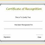 010 Certificate Of Recognition Template Word Award Free Regarding Certificate Of Recognition Word Template