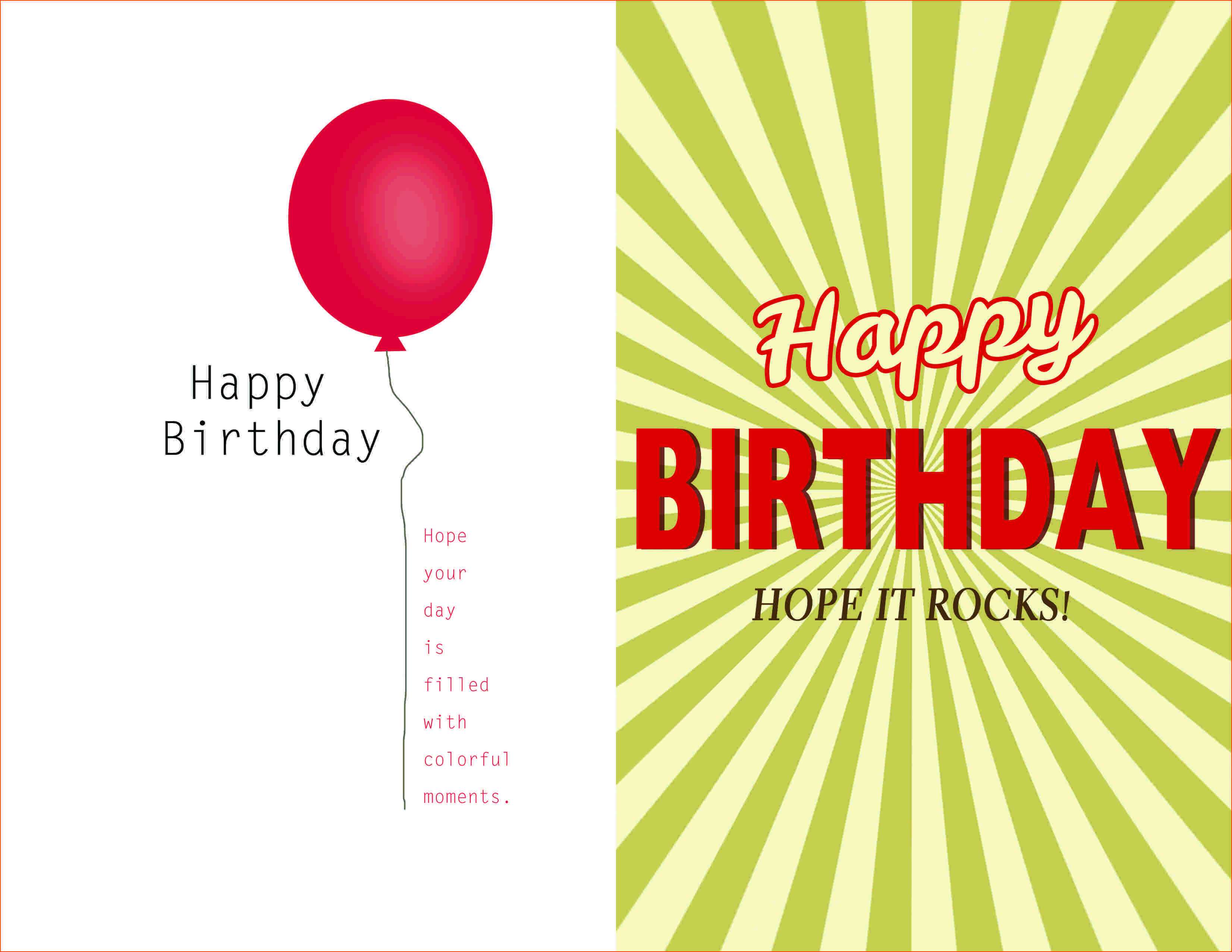 010 Template For Birthday Card Ideas From Westernmotodrags Regarding Birthday Card Publisher Template