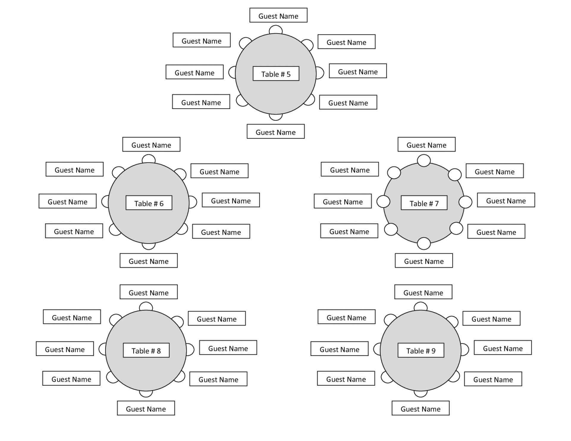 010 Wedding Seating Chart Template Awesome Free Table Charts Throughout Wedding Seating Chart Template Word