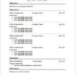 011 Free Blank Resume Templates For Microsoft Word Template In Free Blank Resume Templates For Microsoft Word