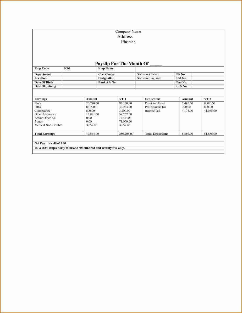 011 Pay Stub Template Word Ideas Phenomenal Free Microsoft With Pay Stub Template Word Document